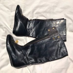 Migliorini Black Tall Boots